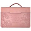 White Dove Designs Bible Cover-Debossed w/Weave Pattern-Love-Pink-XLG - 2 of 2