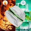 Unique Bargains Insulated Reusable Round Lunch Bag with Zip Closure, Leakproof Foldable for Work Office Picnic - 2 of 4