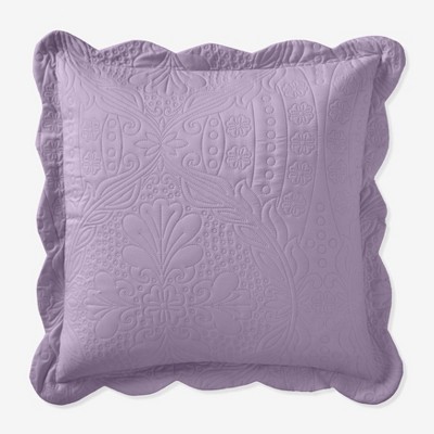 BrylaneHome Lily Pinsonic Damask Euro Sham