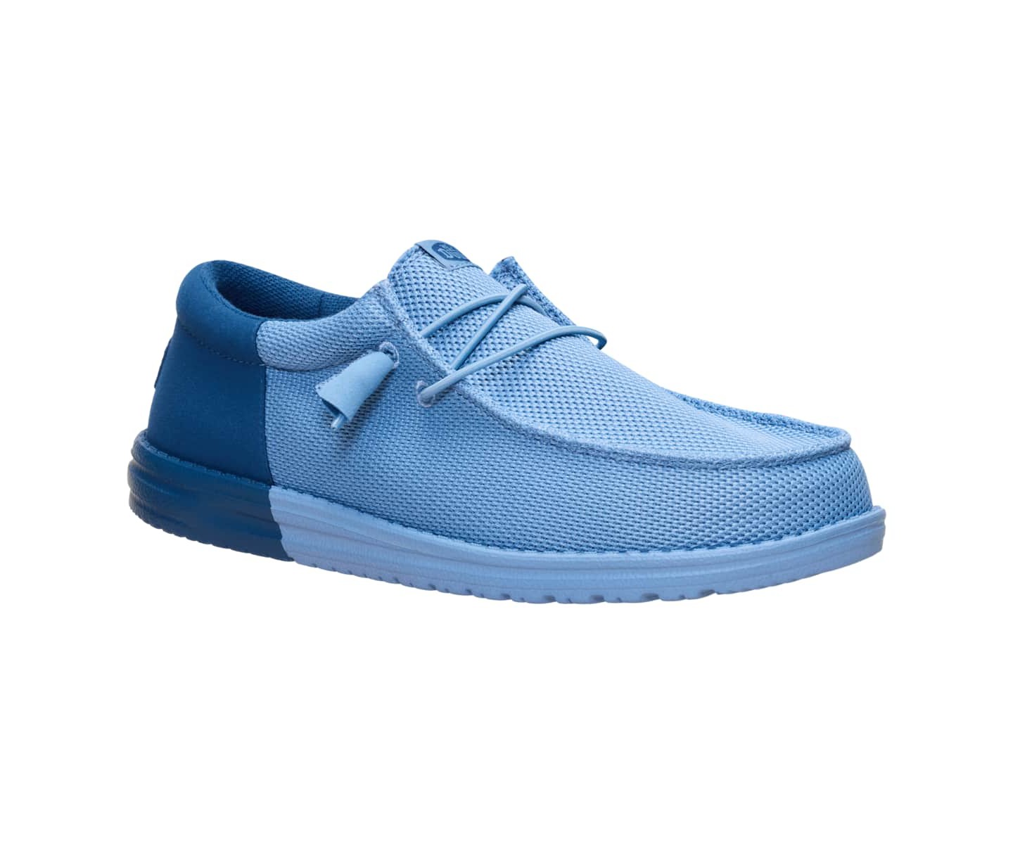 Мужские кроссовки HEYDUDE Wally Funk Mesh Split, Faded Denim/Ensign Blue, 11, цвет: Джинсовый — фото 5