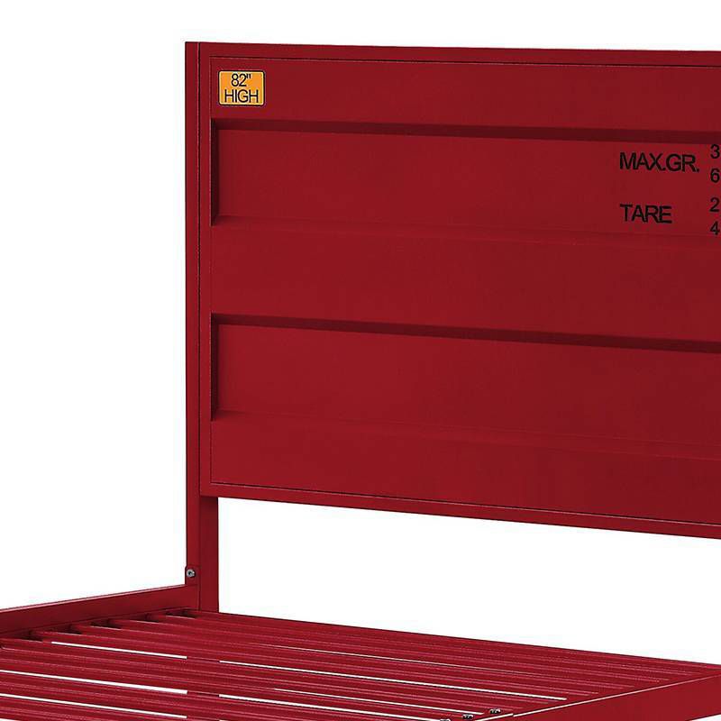 Cargo 79&#34; Twin Bed Red - Acme Furniture, 3 of 7