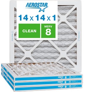 Aerostar AC Furnace Air Filter - Dust - MERV 8 - Box of 4 - 1 of 4