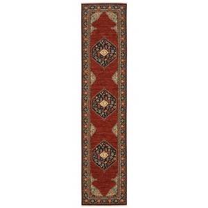 Oriental Weavers Lilihan 5503M Red/ Blue Indoor Area Rug - 2'6" x 12' - 1 of 4