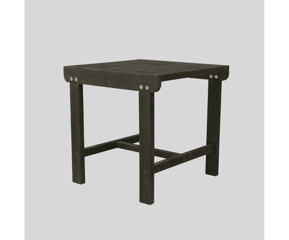Renaissance 2pc Wood Outdoor Patio Conversation Set - Gray - Vifah