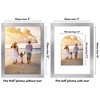 Americanflat Picture Frame with Oval Mat Insert and Shatter-Resistant Glass - Signature Collection - Photo Frame for Wall Display - 2 of 4