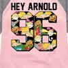 Girls' - Hey Arnold! - Arnold 1996 Shirt Tail Raglan Graphic T-shirt - 2 of 4
