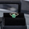 Jewelry Avalanche Ladies 20G 14K Gold Emerald Flower Nose Hoop Ring, 5/16"(8mm) - 3 of 4