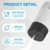 Unique Bargains Silicone Anti-Slip Protective Reusable Water Bottle Boot 2 Pcs - 3 of 4