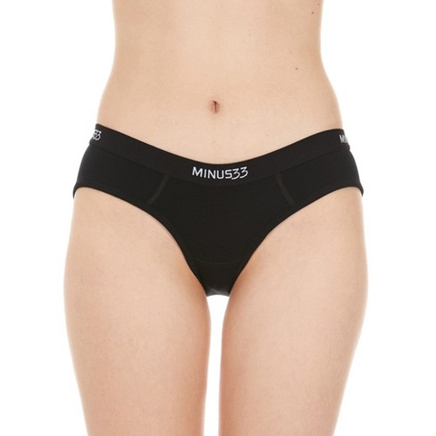 Minus33 Merino Wool Micro Weight - Women's Wool Bikini Briefs Woolverino  Black XXL