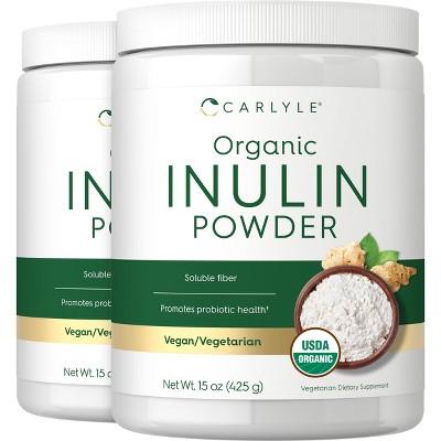 Carlyle Organic Inulin Powder | 30 oz (Twin Pack)