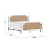 Melanie Wood Bed Set White - Hillsdale Furniture - 3 of 4