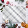 Christmas Rug Plaid Washable Rug Non Slip, Thin Foldable Printed Mat - 4 of 4