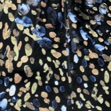 black abstract dot