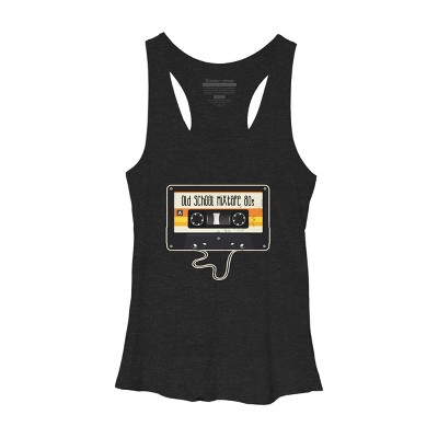 Women's Design By Humans Old School Mixtape 80s By JoshuasPlayhouse Racerback Tank Top