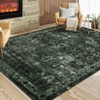 COZONY Vintage Floral Runner Rug, Washable Low Pile Runner Carpet for Hallway, Kitchen or Bedroom - 3 of 4