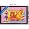 Trends International Disney Lizzie McGuire (2001) - Cute Girl Comin' Through Framed Wall Poster Prints - 3 of 4