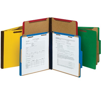 Pendaflex Pressboard Classification Letter Size Folders, Ruby Red, pk of 10