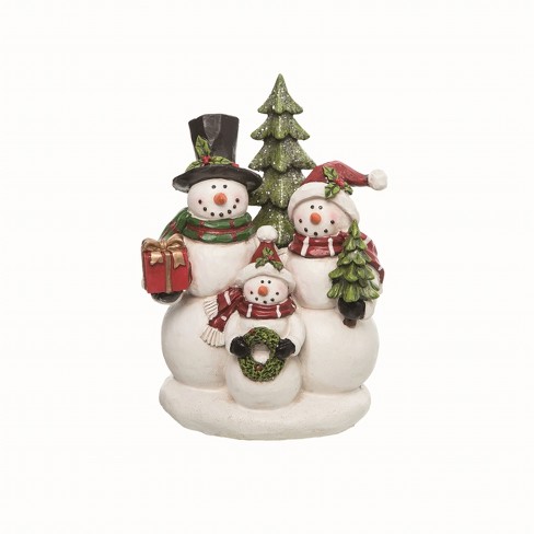 Tepsmf Large Christmas Clear Plastic Ornaments Snowman and Pine