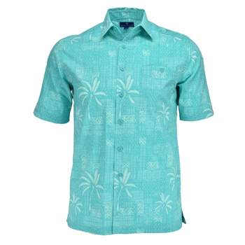 Weekender Men's Aloha Hawaiian Print Short Sleeve Shirt