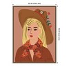 Amanti Art 23"x30" Cowgirl II by Farida Zaman Framed Canvas Wall Art - 4 of 4