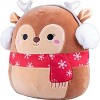 Squishmallows Original 10-Inch Darla The Reindeer - Official Jazwares Plush - Collectible Deer Stuffed Animal Toy - Gift for Kids, Girls & Boys - 2 of 4