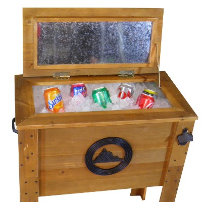 wooden cooler