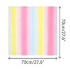 INSPIRE CHIC Women's Chiffon Colorful Gradient Square Soft Sheer Neck Scarves 1Pc - 3 of 4