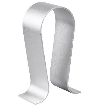 Monoprice Headphone Stand - Silver, Full Aluminum Construction, Solid And Stable, Fits Most Headphones