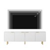 LIVAREEmlen Modern TV Stand Fluted 68" , Entertainment Center with Storage Doors, TV Console Media Cabinet, for 55+ Inch TV, Living Room - 3 of 4
