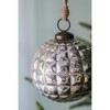 NAYSAYE Party Decoration and Accessories Glass Christmas Ball Hanging Ornament Set for Holiday Celebration and Christmas, Silver, 4.7"*4.7"*0.3" - 4 of 4