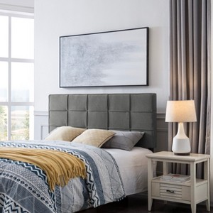 GDFStudio Marakesh Contemporary Fabric Upholstered Full/Queen Headboard - 1 of 4