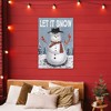 Stupell Industries Let It Snow Joyful Snowman Canvas Art - 3 of 4