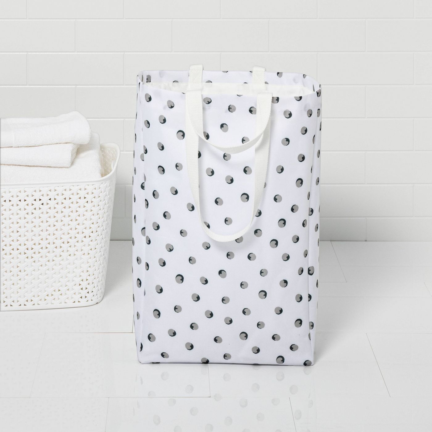 Laundry Tote White - Room Essentials™ - image 2 of 4