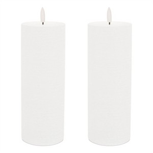 FIA Wick Pillar Candle (Set of 2) - 1 of 3