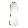Dovelina Vintage Arched Full Length Standing Mirror Vanity Floor Mirror - 4 of 4