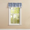 Park Designs Buffalo Check Home Lined China Blue Valance 60" x 14" - 2 of 3
