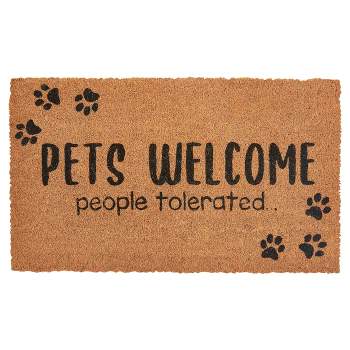 Park Designs Pets Welcome People Tolerated Doormat 1'6''x2'6''