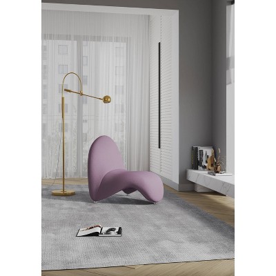 Set of 3 Moma Accent Chairs Purple/Teal/Yellow - Manhattan Comfort: Wool Upholstery, Metal Frame, No Assembly Required