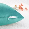 Unique Bargains Solid Velvet Modern Couch Sofa Home Decorative Throw Pillow Covers 4 Pcs - 4 of 4