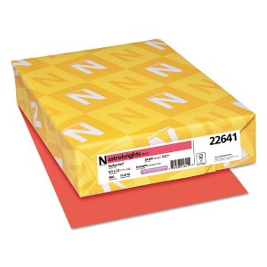 Astrobrights Color Paper, 24 lb Bond Weight, 8.5 x 11, Rocket Red, 500/Ream - 1 of 4