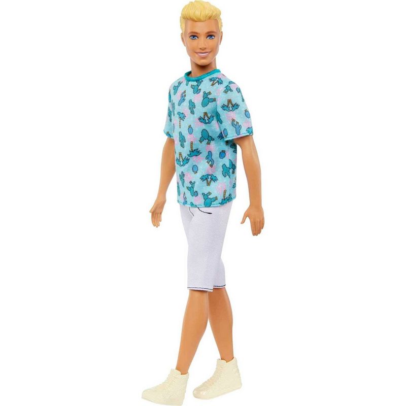 Barbie Ken Fashionistas Doll #211 with Blond Hair and Cactus Tee, 5 of 7