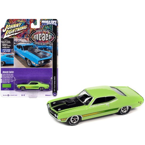 1971 Ford Torino Cobra Grabber Lime Green With Stripes 