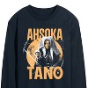 Men's - Star Wars - Ahsoka Tano Star Map Long Sleeve Graphic T-Shirt - 2 of 4