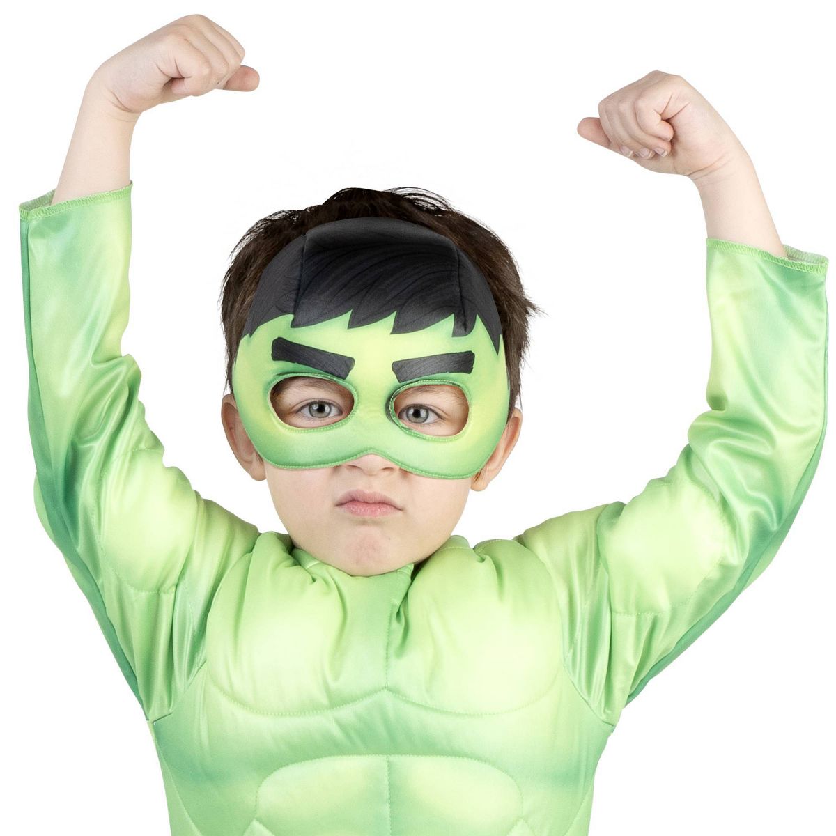 Marvel Spidey and His Amazing Friends Toddler Deluxe Hulk Halloween Costume - thumbnail 6