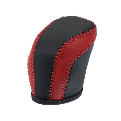 Unique Bargains Car Gear Shift Knob Cover Faux Leather for Toyota Camry 17-21 Black 1pc