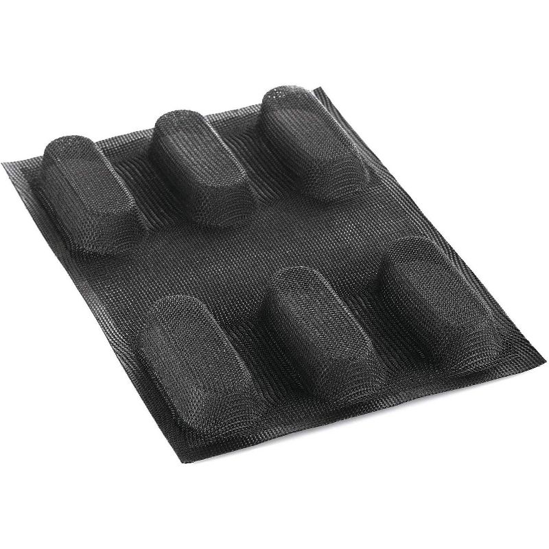 Silikomart Airplus 03 Mini Plumcake Perforated Silicone-Fiberglass Mold with 6 Cavities 3.74 Inch - Pack of 4, 1 of 10