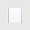 Cape Coral Aluminum Side Table White - Christopher Knight Home: Frosted Glass, Weather-Resistant Patio Furniture - 4 of 4