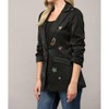 Women's Embellished Scrunch Sleeve Blazer - Fate - 3 of 4
