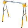 2PACK Adjustable Height Sawhorse,Folding Portable Saw Horses ,Heavy Duty Steel Sawhorse for Garage, Workshop, Fully Assembled - 2 of 4