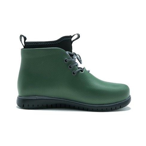 Ccilu Panto Pola Women High Top Ankle Boots Lace up Rainboots Earth Green 9 Target